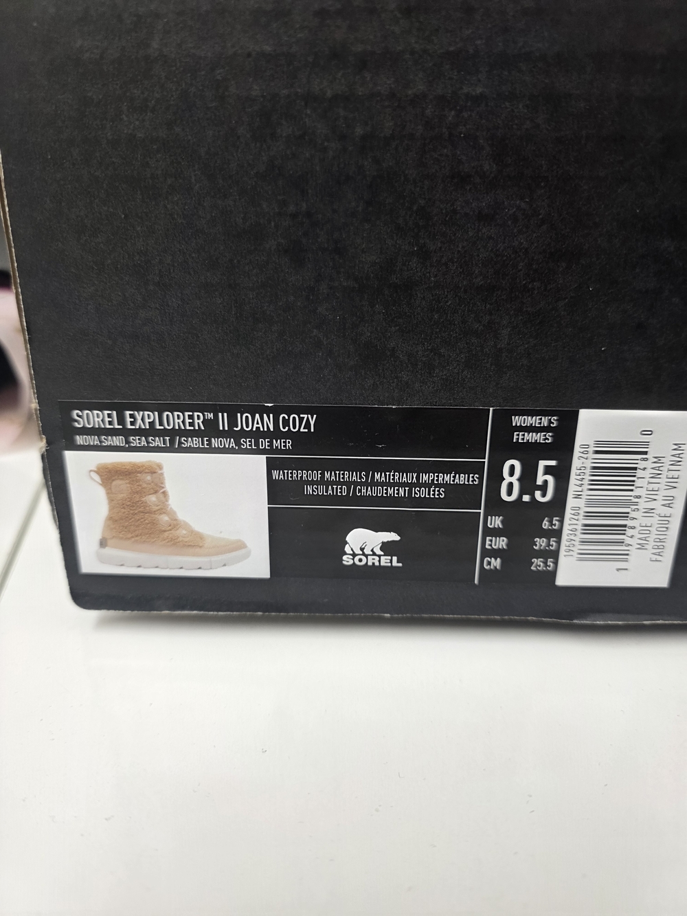 Sorel Explorer || Joan Lightweight Sherpa Lace-Up Boot in Tan - Picture 8 of 8